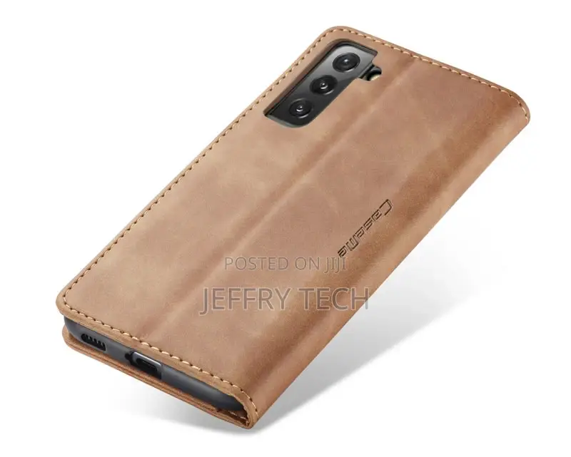 Caseme Samsung Galaxy S21 Plus Retro Flip Leather Wallet Cas