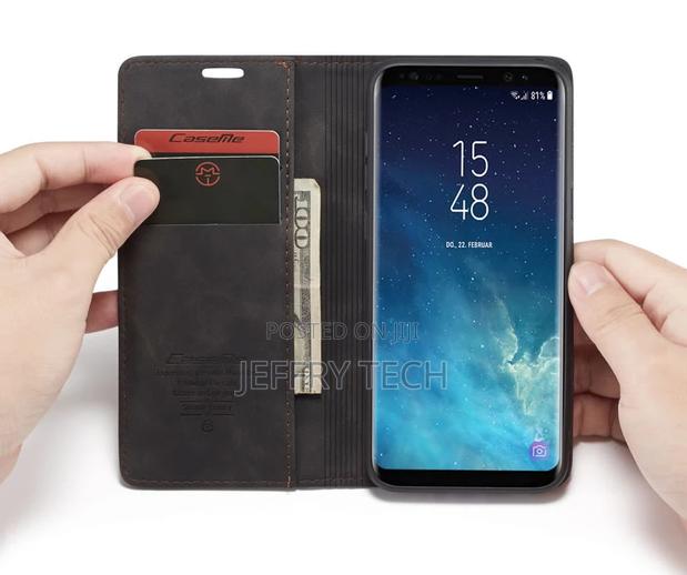 Caseme Samsung Galaxy S8 Plus Retro Matte Soft Flip Leather - main view