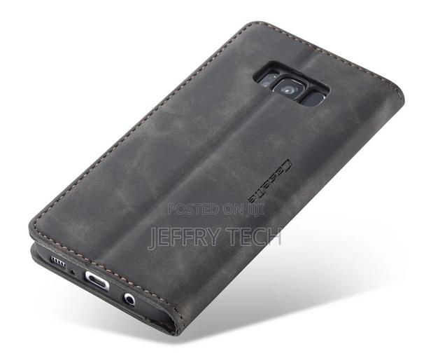 Caseme Samsung Galaxy S8 Plus Retro Matte Soft Flip Leather - thumbnail 4