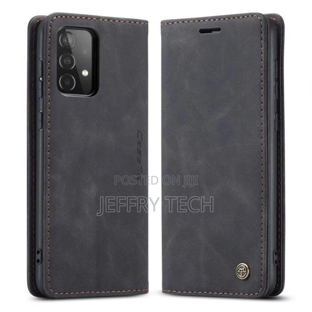 Caseme Samsung Galaxy A52 5G Vintage Case - Black