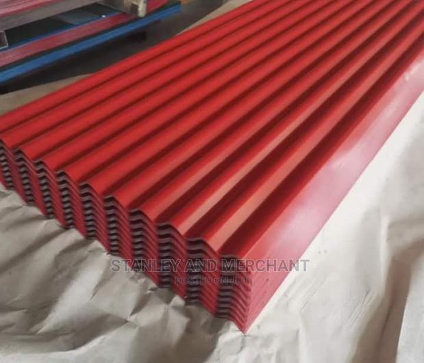 Corrugated, Bright Red Color - main view