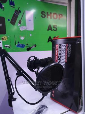 USB Condenser Microphone With Stand and Noise Shield - thumbnail 2