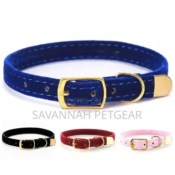 Soft Velvet Cat Collar for for Cats Small Dogs
