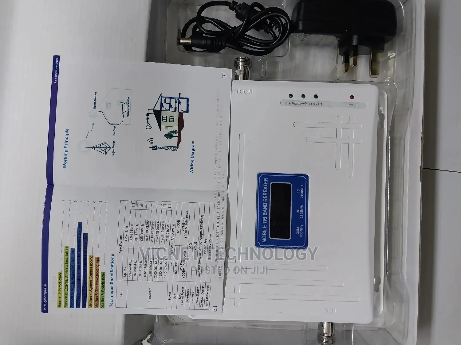 4G,3G,2G Mobile Network Booster With High Gain Omni Antenna