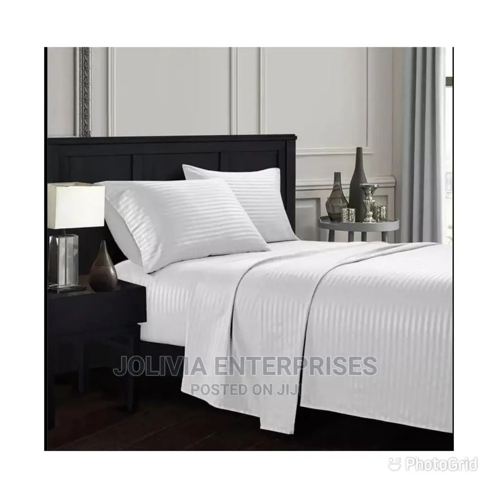 Bedsheet Set ( Stripped Cotton)