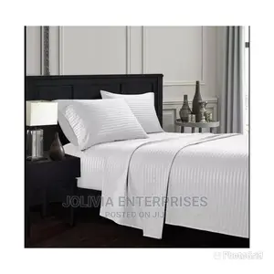 Bedsheet Set ( Stripped Cotton)