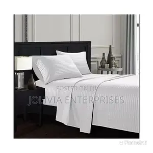 Bedsheet Set ( Stripped Cotton)