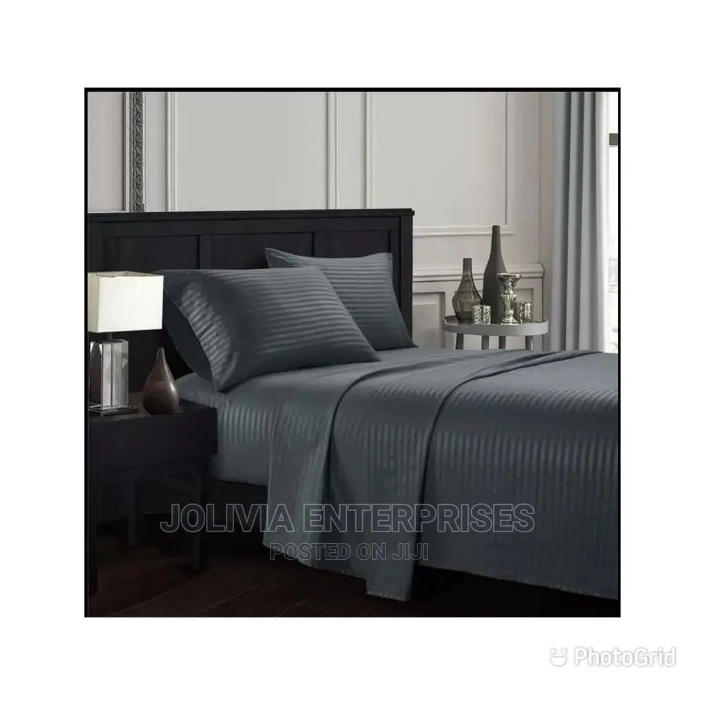 Stripped Cotton Bedsheets
