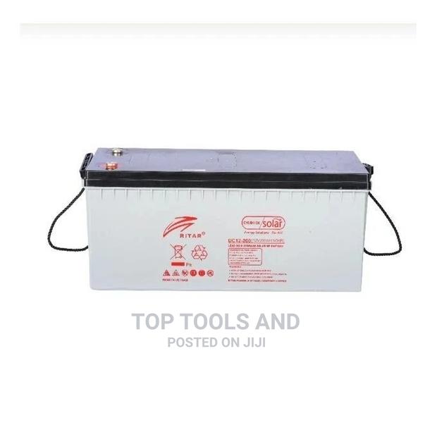Ritar 200ah 12v Dry Gel Solar Battery - thumbnail 2