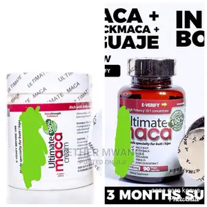 Ultimate Maca Pills +Ultimate Maca Cream Combination