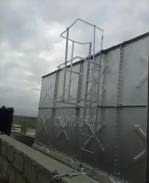 Pressed Panel Tank Mounted on a Dwarf Wall