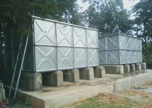 Pressed Panel Tank Mounted on a Dwarf Wall
