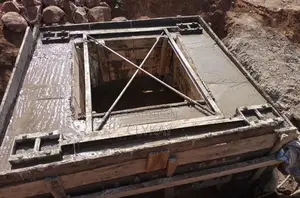 Fabricated Pressed Steel Tank With Raised Steel Tower