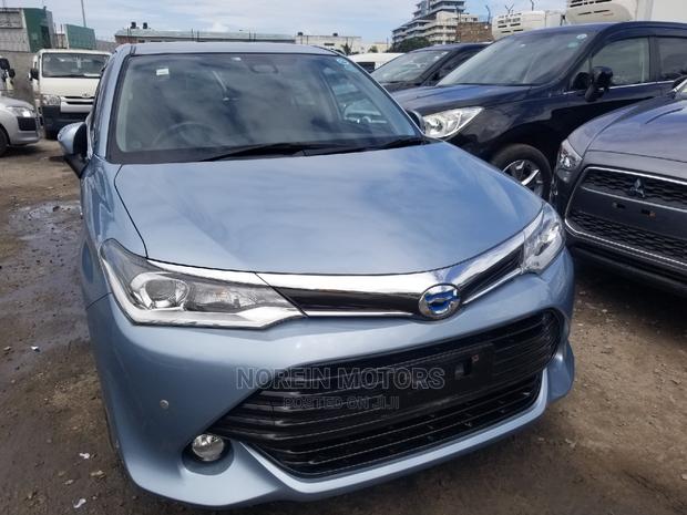 Toyota Corolla Fielder 2014 Blue - thumbnail 2