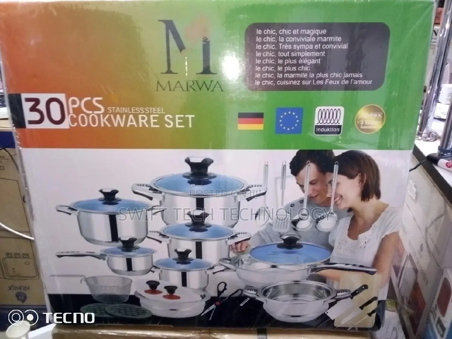 Marwa 30pcs Cookware Set