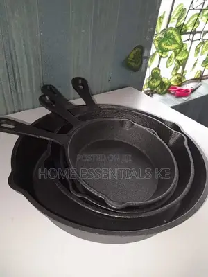 4pcs Cast Iron Heavy Pan 14/16/20/24cm