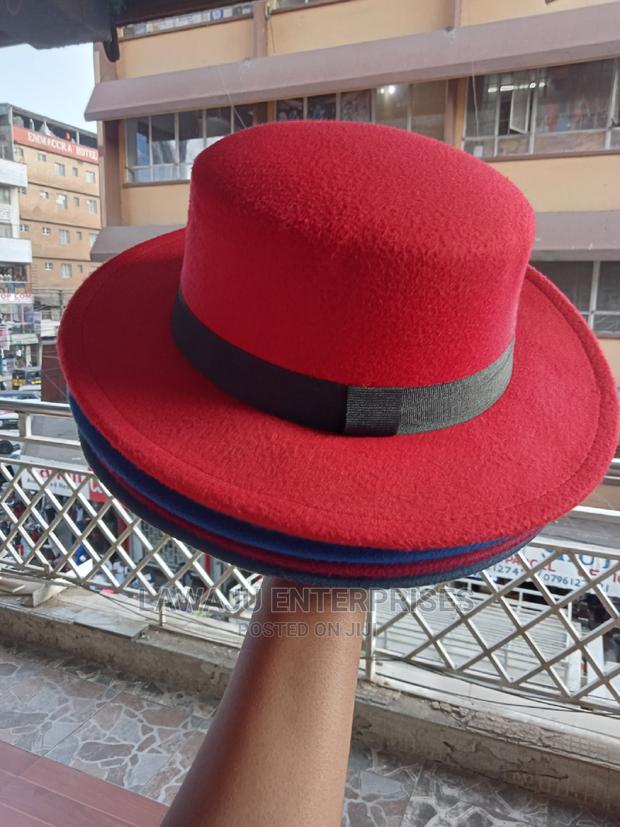 Fedora Hats With Black Ribbon - thumbnail 3