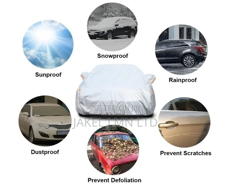 Full Car Cover Indoor Outdoor Sunscreen Heat Protection Dust