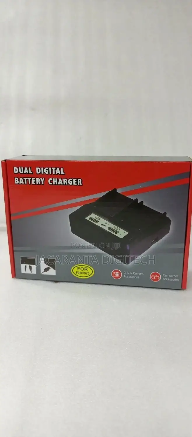Sony F970 Dual Charger With LCD