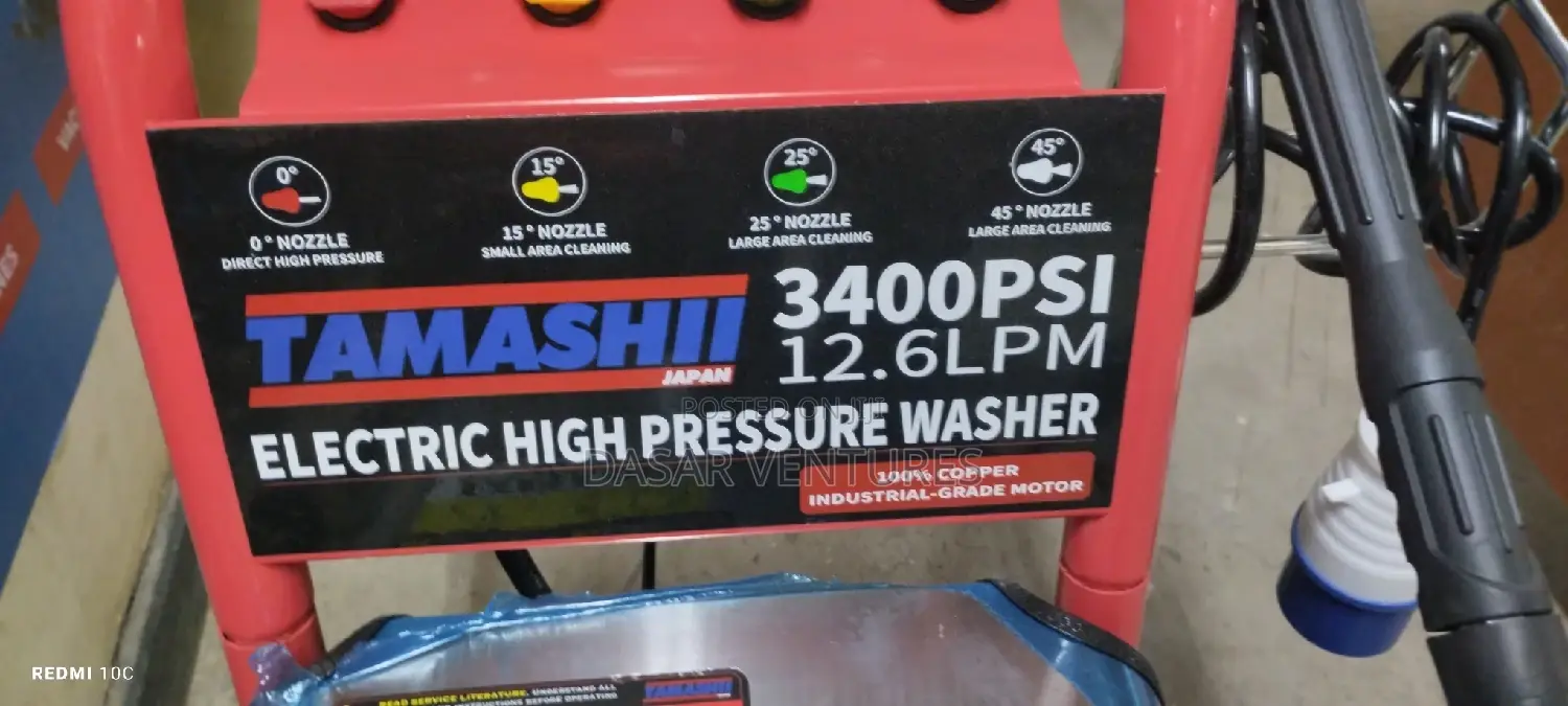 Pressure Washer Tamashi 3400psi Electric.