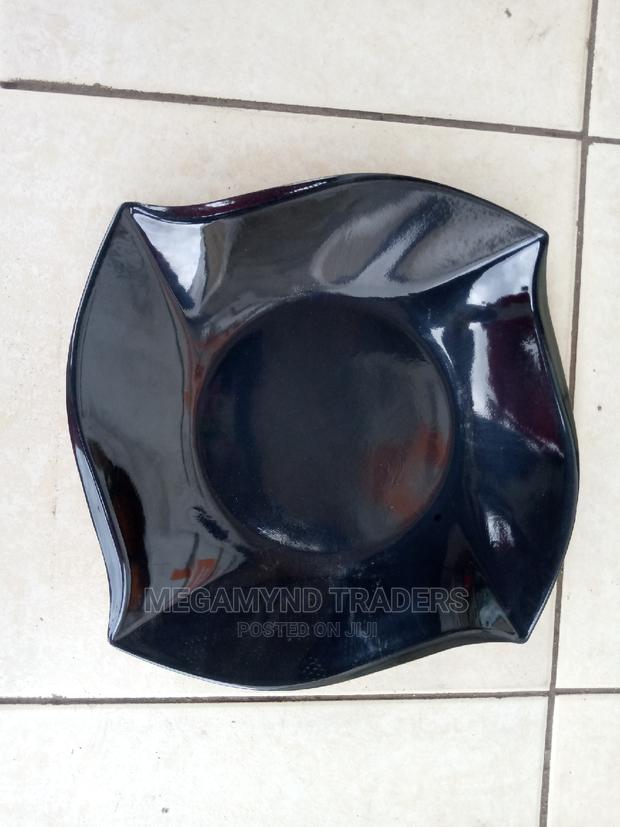 12pc Melamine Plates/Melamine Black Plates/Black Plates - thumbnail 4