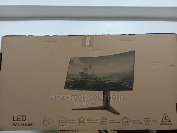 Lenovo G34w-30 34" Curved 3440x1440, Monitor