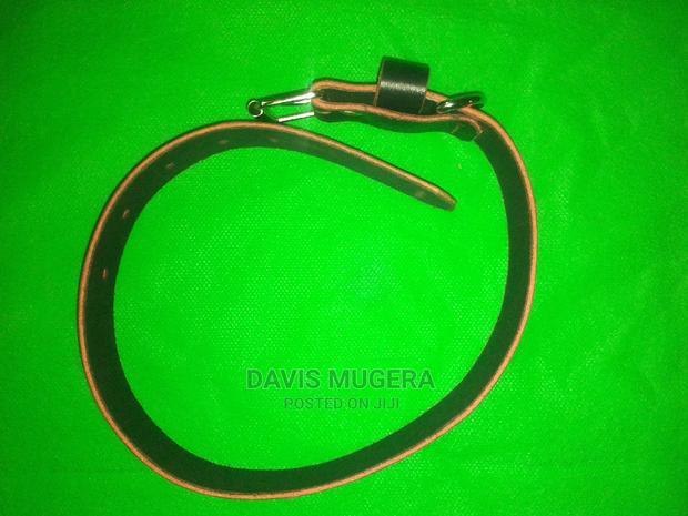 Small Size Genuine Leather Dog Collars - thumbnail 3