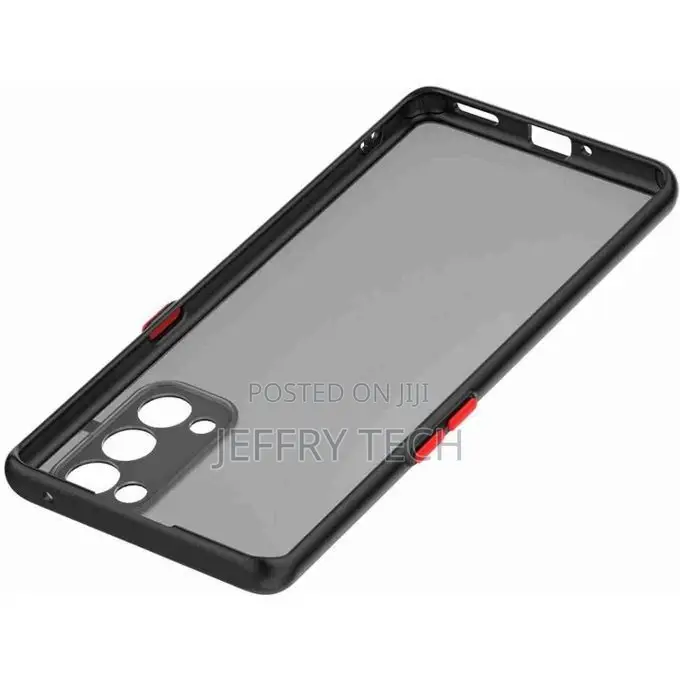 Generic Silicone Cover for Oppo Reno 5 (Black Cover)
