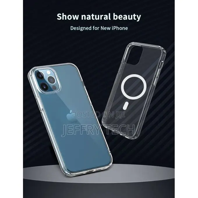 Magnetic Clear Case for iPhone 13 Pro