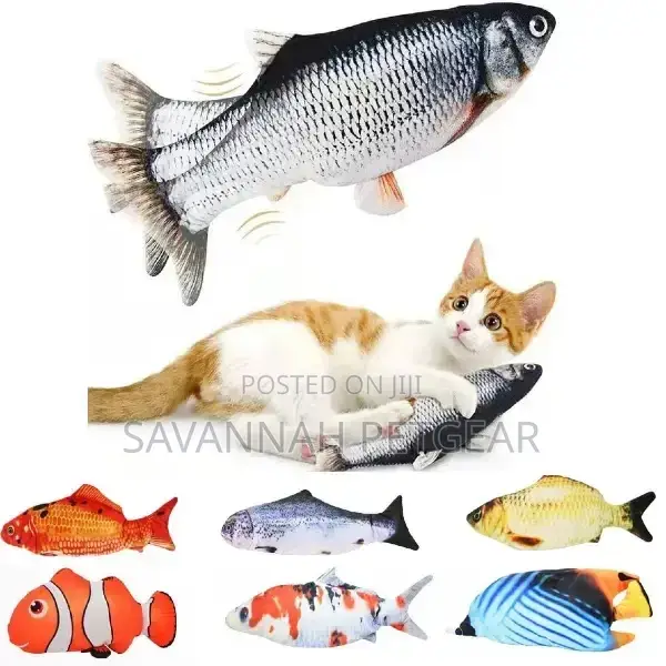 Electric Floppy Fish Interactive Cat Toy