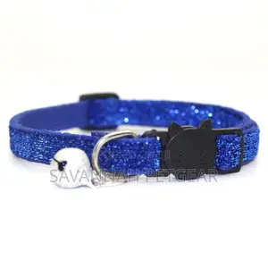 Romeow Glitter Breakaway Cat Collar With Bell, Adjustable