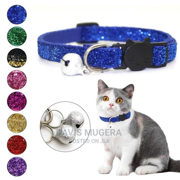 Romeow Glitter Breakaway Cat Collar With Bell, Adjustable - thumbnail 5