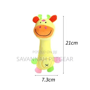 Funny Squeaky Monkey, Deer or Pig Plush Dog Toy