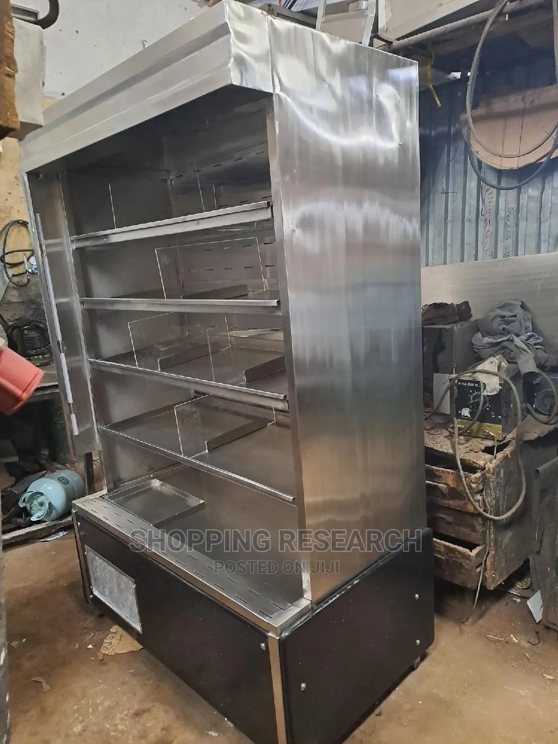 Vegetable Display Chiller Stainless Steel 5-shelving