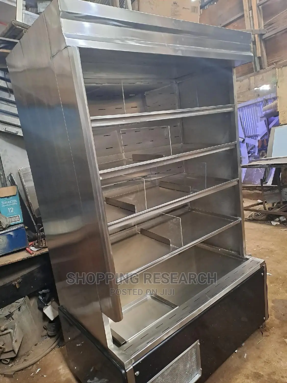 Vegetable Display Chiller Stainless Steel 5-shelving