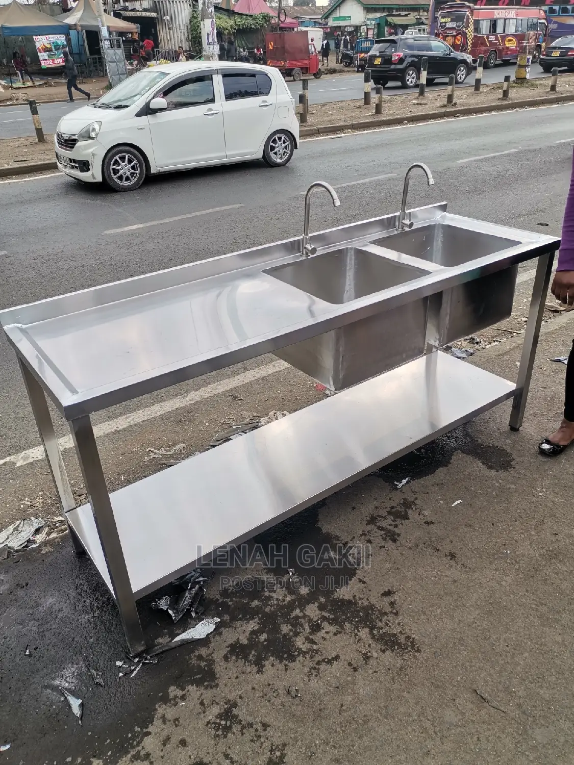 Commercial Double Sink