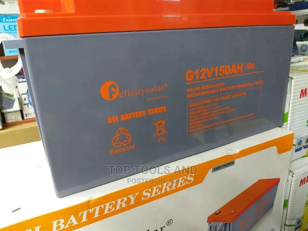 Felicity Deep Cycle 12v 150ah Solar Battery