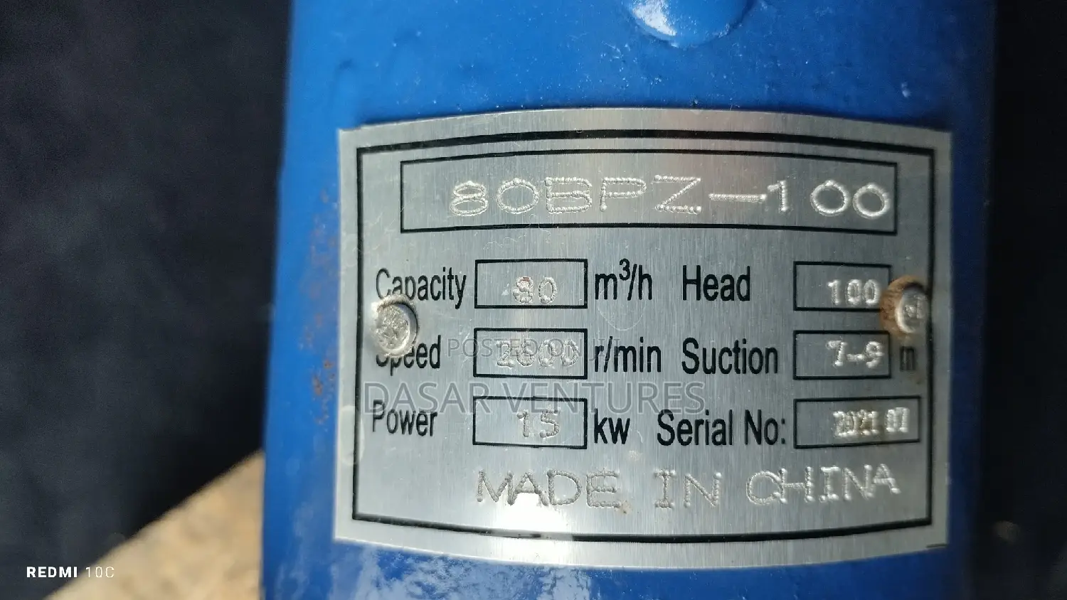 Bare Pump 3" Aico