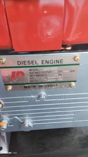 Engine Jd 18hp Water Cooled