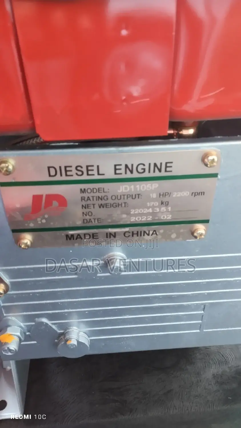 Engine Jd 18hp Water Cooled