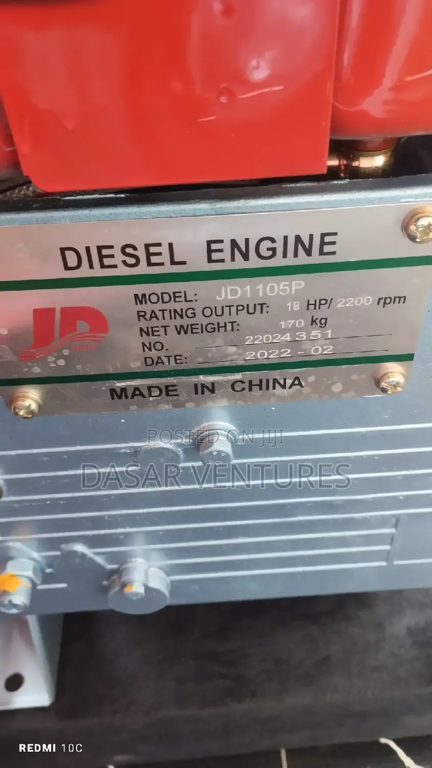 Engine Jd 18hp Water Cooled