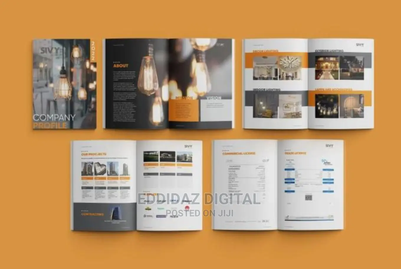 Company Profile, Logo, Brand Identity and Letterhead Design