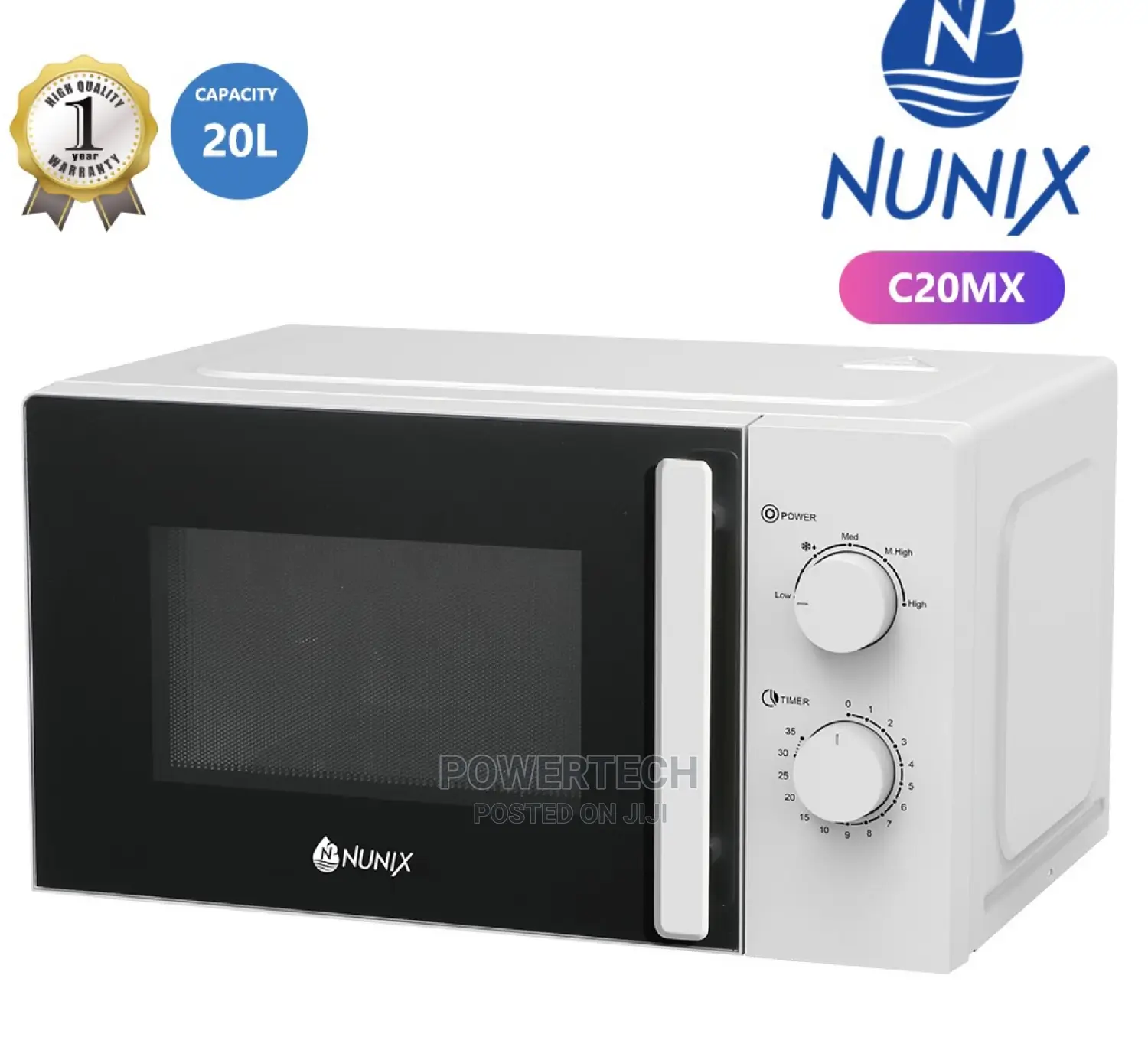Microwave Oven 20 Litres Nunix Brand