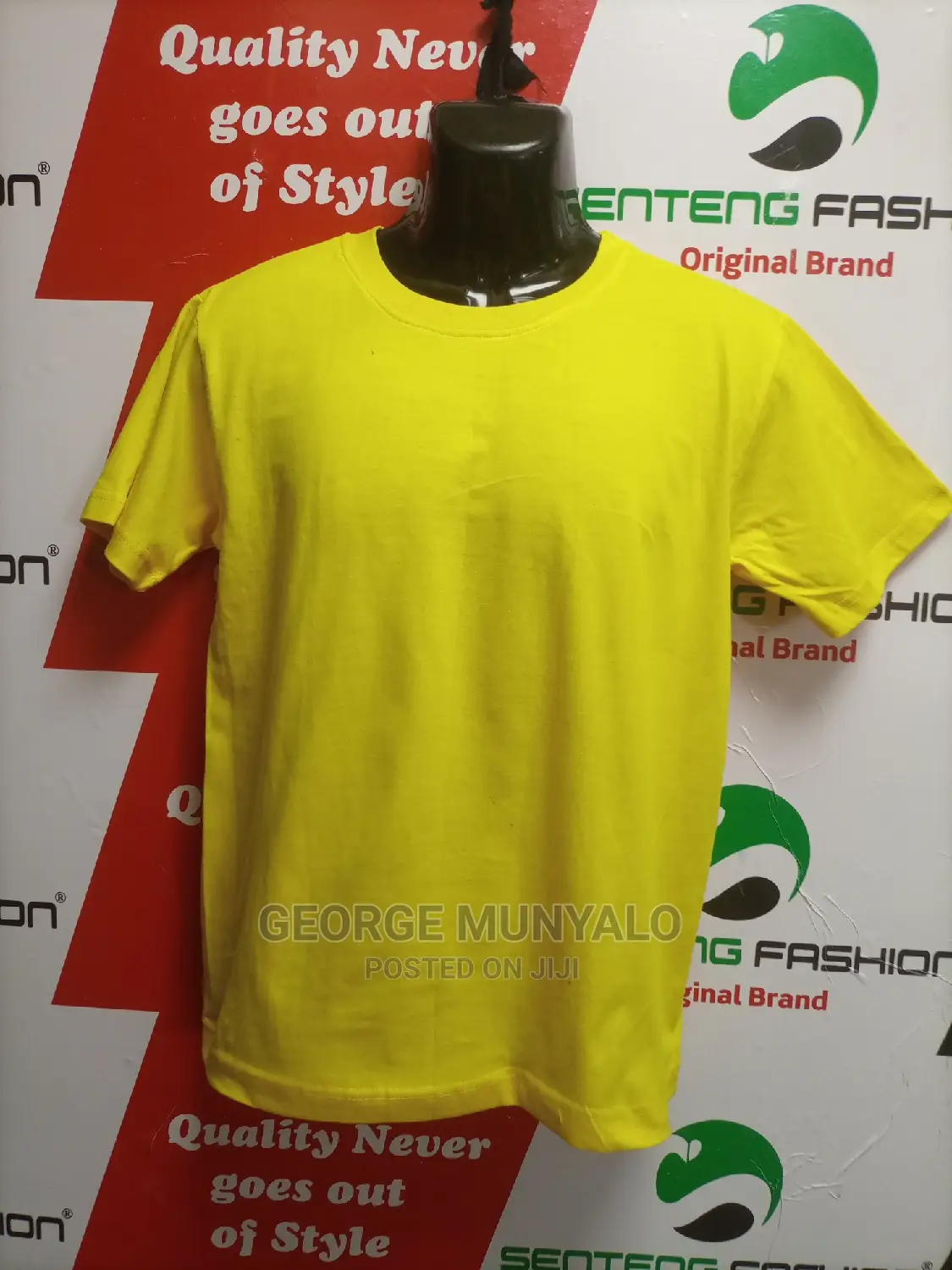 Cotton Yellow T-Shirts