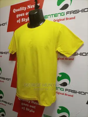 Cotton Yellow T-Shirts
