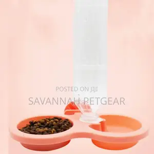 Automatic Hanging Water Drinking Feeder With Food Bowl