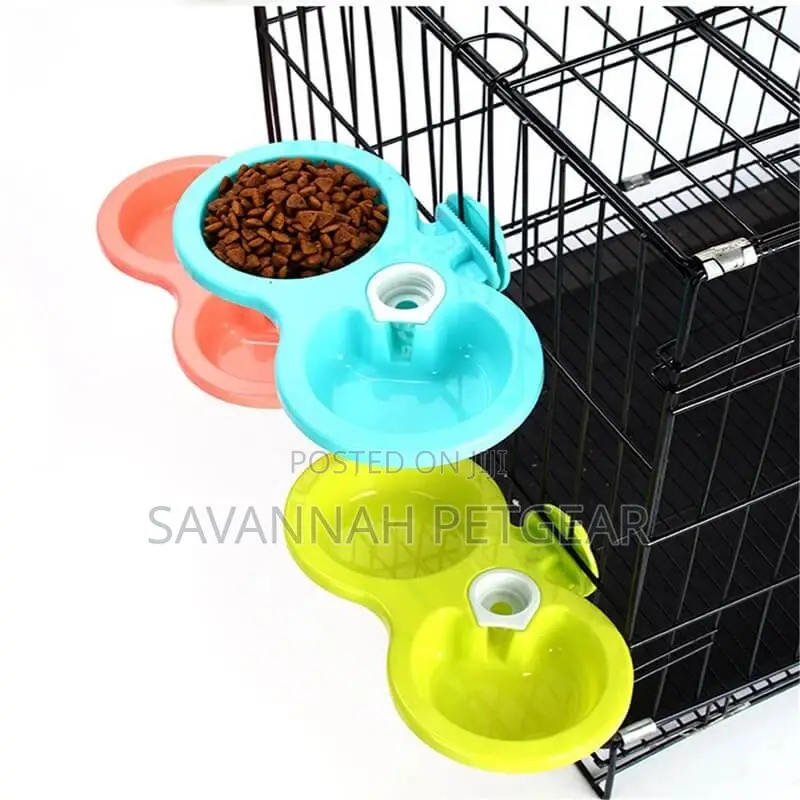 Automatic Hanging Water Drinking Feeder With Food Bowl