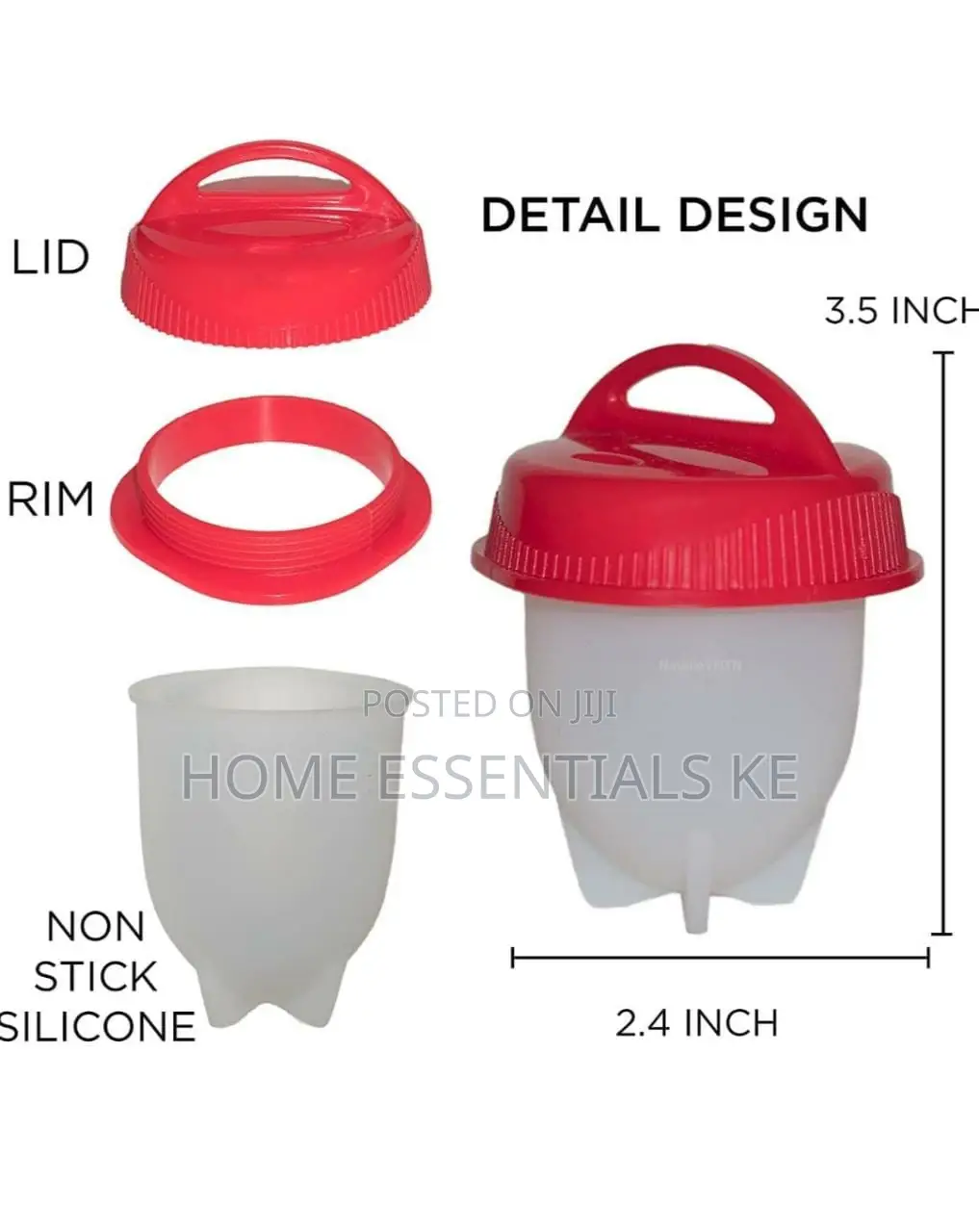 6pcs Silicone Egg Boiler