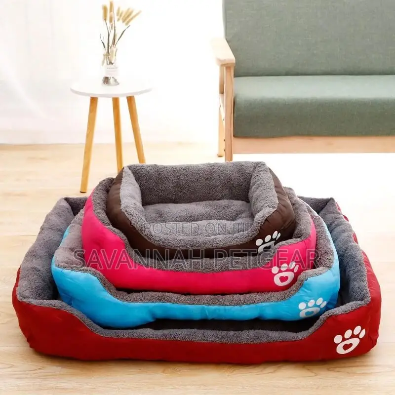 Comfy Fleece Cat Dog Bed (Xxl: 95cm × 75cm× 18cm)