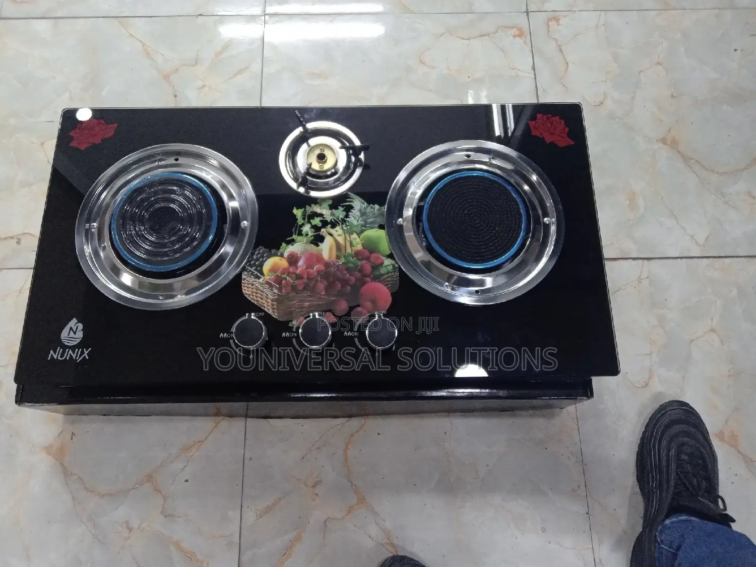 Nunix Infrared Gas Cooker(3burner)